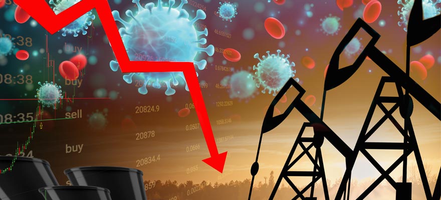 قیمت نفت تحت تأثیر شیوع ویروس کرونا 