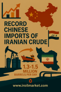 حجم بالای صادرات نفت ایران به چین