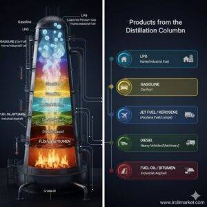 محصولات برج تقطیر