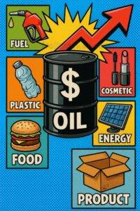 قیمت نفت و تأثیر آن بر کالاها و محصولات روزمره