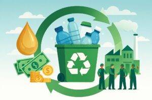 Plastic Recycling Circular Economy نقش بازیافت پلاستیک در اقتصاد چرخشی